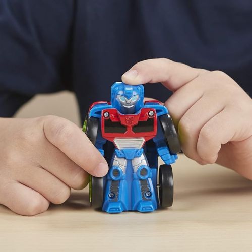  Transformers Playskool Heroes Rescue Bots Academy Mini Bot Racers Converting Robot Toy 5-Pack, 2-Inch Collectible Toy Cars, Kids Easter Egg Fillers or Basket Stuffers (Amazon Exclusive)