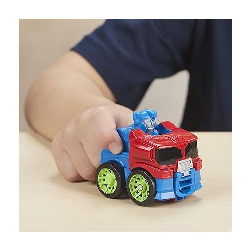  Transformers Playskool Heroes Rescue Bots Academy Mini Bot Racers Converting Robot Toy 5-Pack, 2-Inch Collectible Toy Cars (Amazon Exclusive)