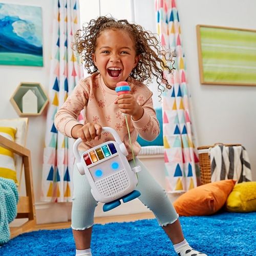  Playskool Rock n’ Roll Bot, Kids Bluetooth Speaker and Voice Changing Karaoke Microphone Toy, Ages 3 and Up (Amazon Exclusive)