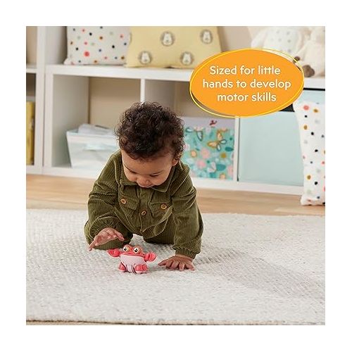  Playskool Little Wonders - Colby Crab - Tactile Sensory Play Infant Toy - Help Develop Fine Motor Skills - Ages 6 Months and Up