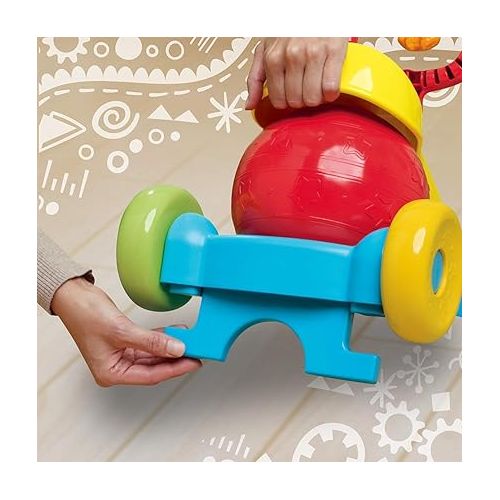  Playskool Bounce and Ride Active Toy Ride-On for Toddlers 12 Months and Up with Stationary Mode, Music, and Sounds (Amazon Exclusive)