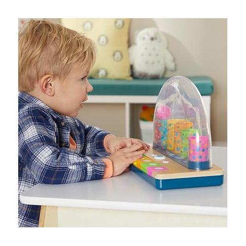 Playskool Little Wonders Pop-A-Tune - Toy - Colorful Tubes & Keys Teach Cause & Effect - Silly Sounds and Classic Piano - for 12 Months+