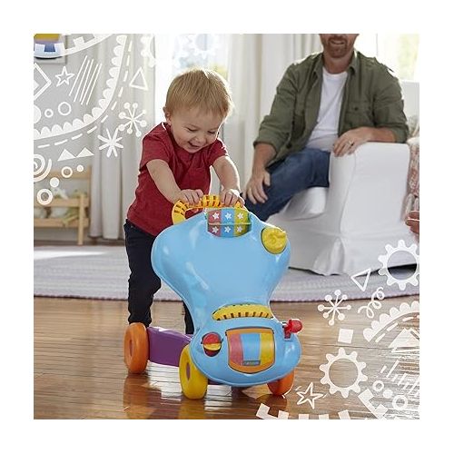  Playskool Step Start Walk 'n Ride Active 2-in-1 Ride-On and Walker Toy for Toddlers and Babies 9 Months and Up (Amazon Exclusive)