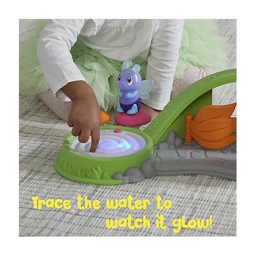  Playskool Glo Friends - Swirl & Shine MoonDrop Pond - Glowing, Musical Pond - Glowing Firefly Toy and Playset - SEL Toy - Ages 2+