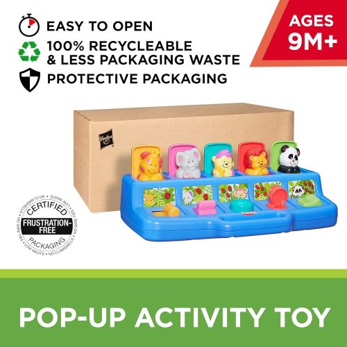  Playskool Play Favorites Busy Poppin Pals, Pop Up Activity Toy, Ages 9 Months and Up (Amazon Exclusive)