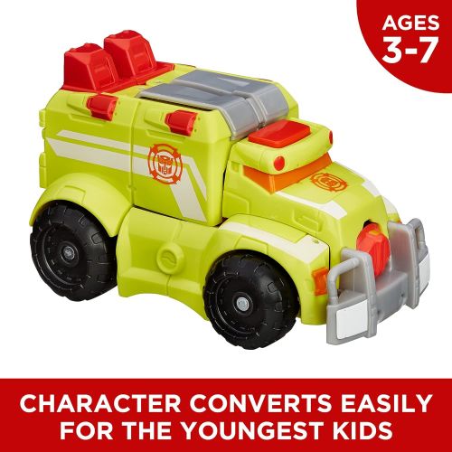  Playskool Heroes Transformers Rescue Bots Heatwave the Fire-Bot Action Figure, Ages 3-7 (Amazon Exclusive)