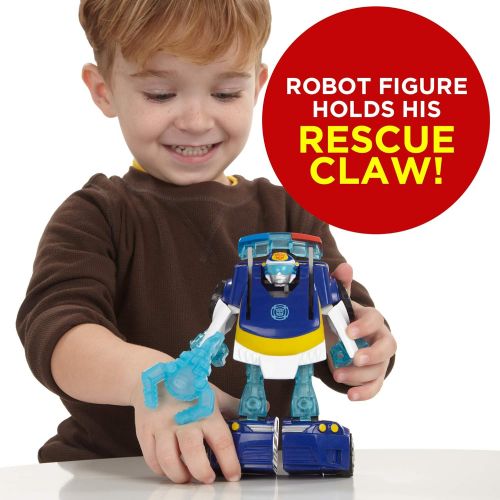  Playskool Heroes Transformers Rescue Bots Energize Chase the Police-Bot Action Figure, Ages 3-7 (Amazon Exclusive)