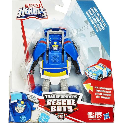  Playskool Heroes Transformers Rescue Bots Rescan Chase The Police Bot Action Figure