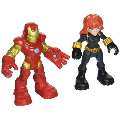  Playskool Heroes Super Hero Adventures Iron Man & Marvels Black Widow Toy