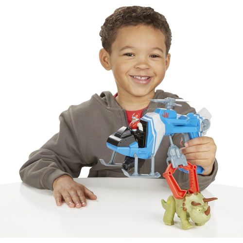  Playskool Heroes Jurassic World Dino Tracker Copter Toy