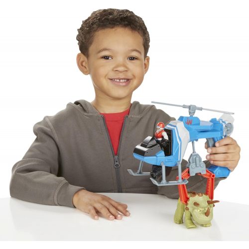  Playskool Heroes Jurassic World Dino Tracker Copter Toy