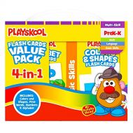 [아마존베스트]Playskool Flash Cards Value Pack - Alphabet/First Words/Shapes & Colors/Numbers PreK - K