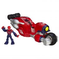 /Playskool Heroes Marvel Super Hero Adventures Web Wheelin Bike Vehicle with Figure
