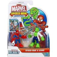 /Marvel Spider-Man Adventures Playskool Heroes Spider-Man and Lizard - Pack of 2