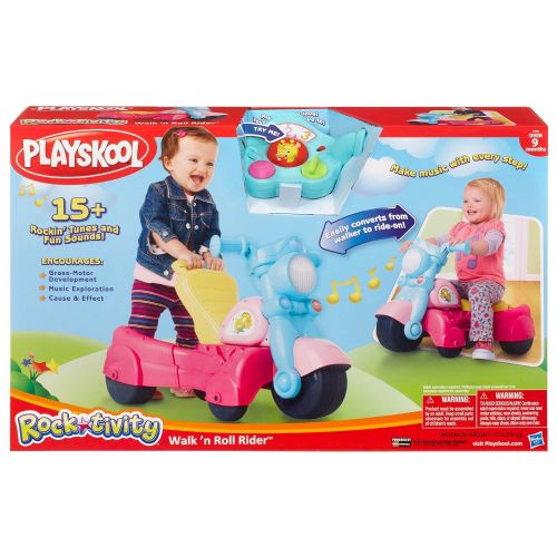  Playskool Rocktivity Walk N Roll Rider, Pink