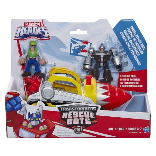  Playskool Heroes Transformers Rescue Bots Tunnel Rescue Drill Set