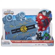 /Playskool Heroes Marvel Super Hero Adventures Helicarrier Vehicle with War Machine Figure