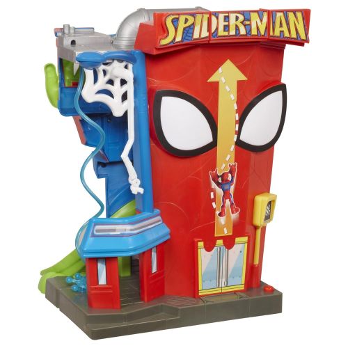  Playskool Heroes Marvel Spider-Man Adventures Electronic Spider-Man Stunt City Playset