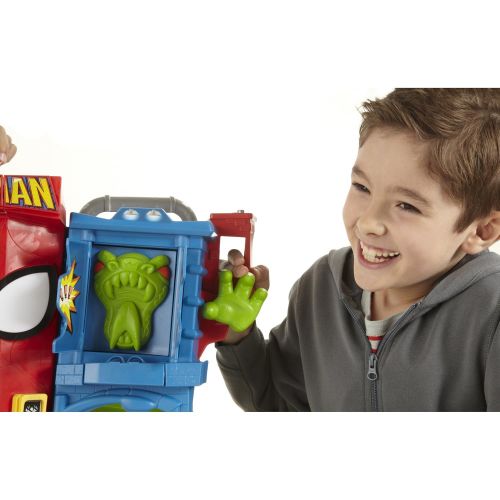  Playskool Heroes Marvel Spider-Man Adventures Electronic Spider-Man Stunt City Playset