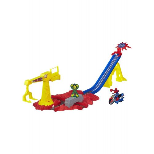  Playskool Heroes Marvel Super Hero Adventures Spider-Man Crane Capture Track Set