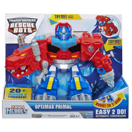  Playskool Heroes Transformers Rescue Bots Optimus Primal Figure