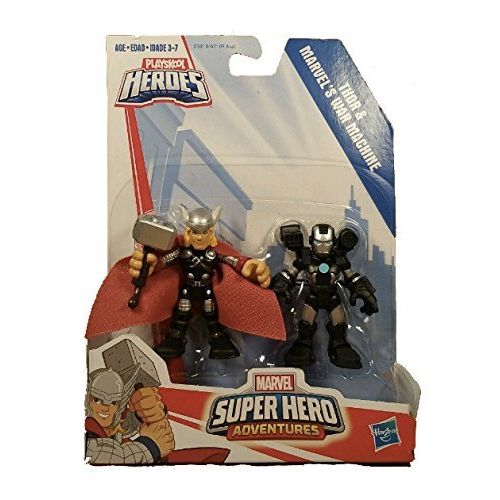  Playskool Heroes Marvel Super Hero Adventures Thor and War Machine