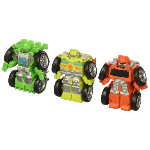  Playskool Heroes Transformers Rescue Bots Flip Racers Griffin Rock Construction Team