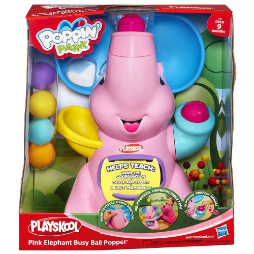  Playskool Pink Elephant Busy Ball Popper