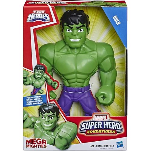  Playskool Heroes Marvel Super Hero Adventures Mega Mighties Hulk Collectible 10