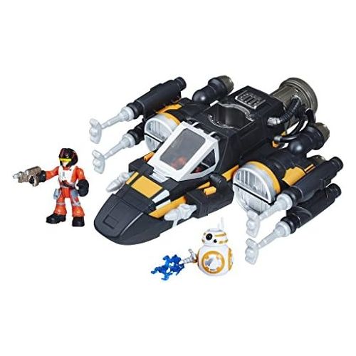  [아마존베스트]Star Wars Galactic Heroes Poes Boosted X-Wing Fighter