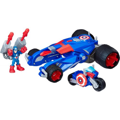  Playskool Heroes Marvel Super Hero Adventures Captain Americas Victory Launcher