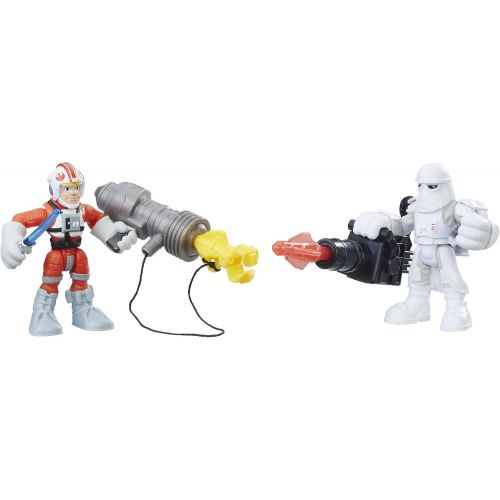  Playskool Heroes Star Wars Galactic Heroes Luke Skywalker and Snowtrooper