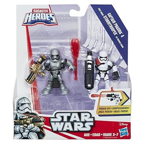  Playskool Heroes Star Wars Galactic Heroes Captain Phasma and First Order Stormtrooper