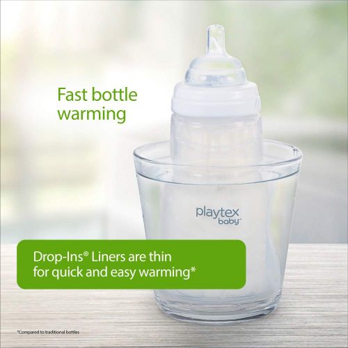  [아마존베스트]Playtex Baby Nurser Drop-Ins Baby Bottle Disposable Liners, Closer to Breastfeeding, 8 oz, 200 Count