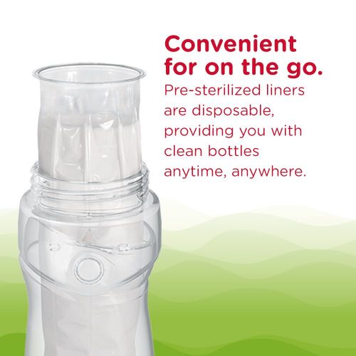  [아마존베스트]Playtex Baby Nurser Drop-Ins Baby Bottle Disposable Liners, Closer to Breastfeeding, 8 Ounce - 100 Count