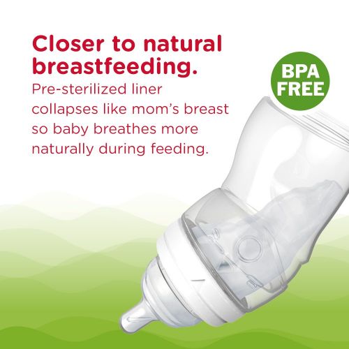  [아마존베스트]Playtex Baby Nurser Drop-Ins Baby Bottle Disposable Liners, Closer to Breastfeeding, 8 Ounce - 100 Count