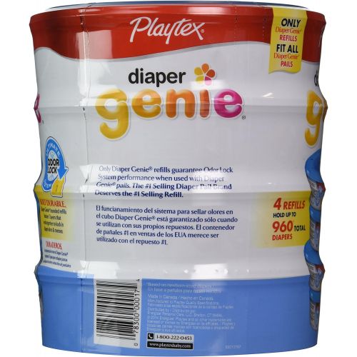  Playtex Diaper Genie Disposal System Refills, 960 count, 4 Pack