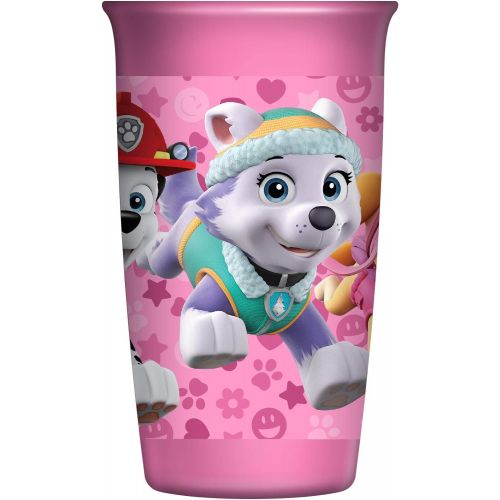  Playtex Sipsters Stage 2 360° Paw Patrol Spill-Proof, Leak-Proof, Break-ProofSpoutless Cup for Girls, 10 Ounce - Pack of 2