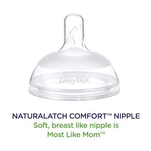  Playtex Baby Nurser Reusable Silicone PODS, Breastmilk Storage & Air-Free Feeding, 4 oz, 6 Count