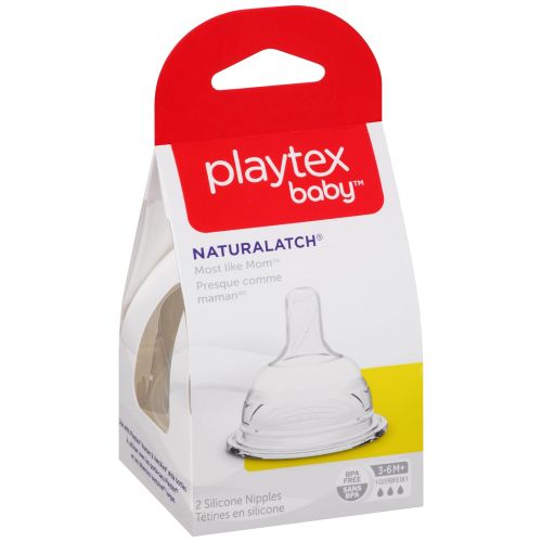  Playtex NaturaLatch Y-Cut Nipple, 2-Count