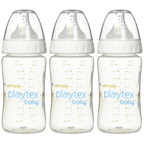  Simply Playtex BPA Free Baby Bottles, 9 Ounce - 3 Pack