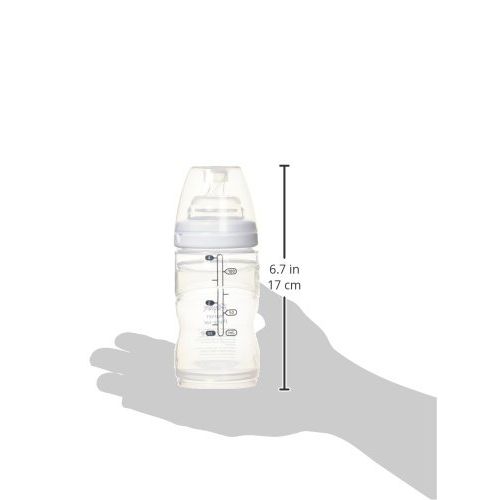  Playtex Baby Nurser Bottle with Disposable Drop-Ins Liners, for Breastfed Babies, 4 Ounce Bottles, 3Count, Clear