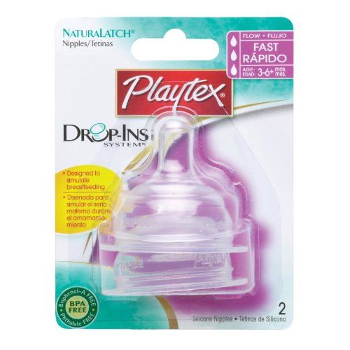  Playtex Natural Latch Fast Fluorescent Nippl