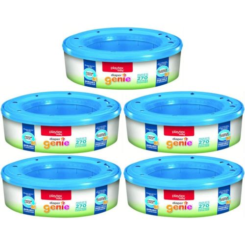  Playtex Diaper Genie Refill 1350 Total - (5 Pack 270 Count Each)