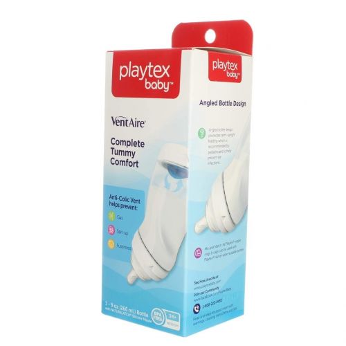  Playtex Ventaire Advanced Bottle with Nip 3M+ 9 oz (2 Pack)