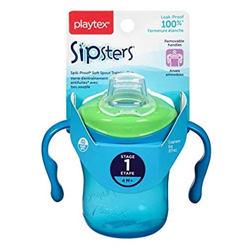  Playtex First Sipster Cup with Twist n Click Lid - 7 oz - Girl - Assorted Colors and Style