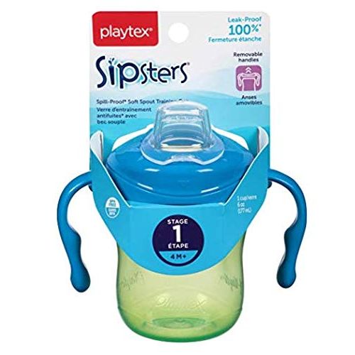  Playtex First Sipster Cup with Twist n Click Lid - 7 oz - Girl - Assorted Colors and Style