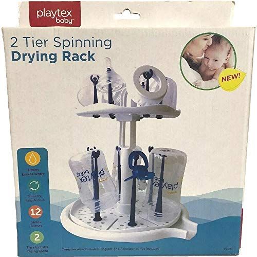  Playtex 2 Tier Spining Drying Rack - White