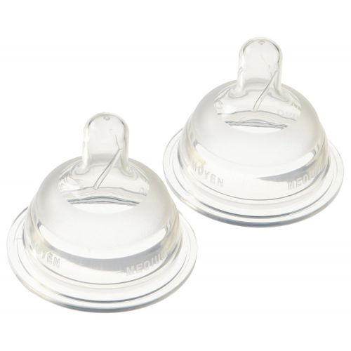  Playtex Drop-Ins NaturaLatch Silicone Nipple - Medium Flow - 2 Pack (Discontinued by Manufacturer)