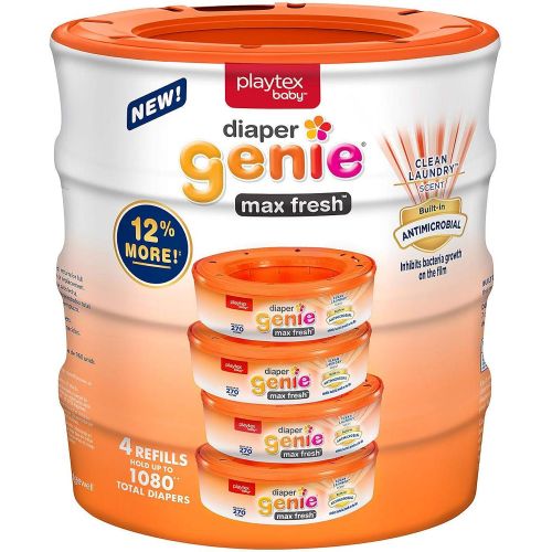  Playtex Diaper Genie Max Fresh, 4 Refills